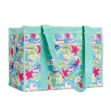 Thirty One Large Utility Tote Bag Tropical Gateway New 