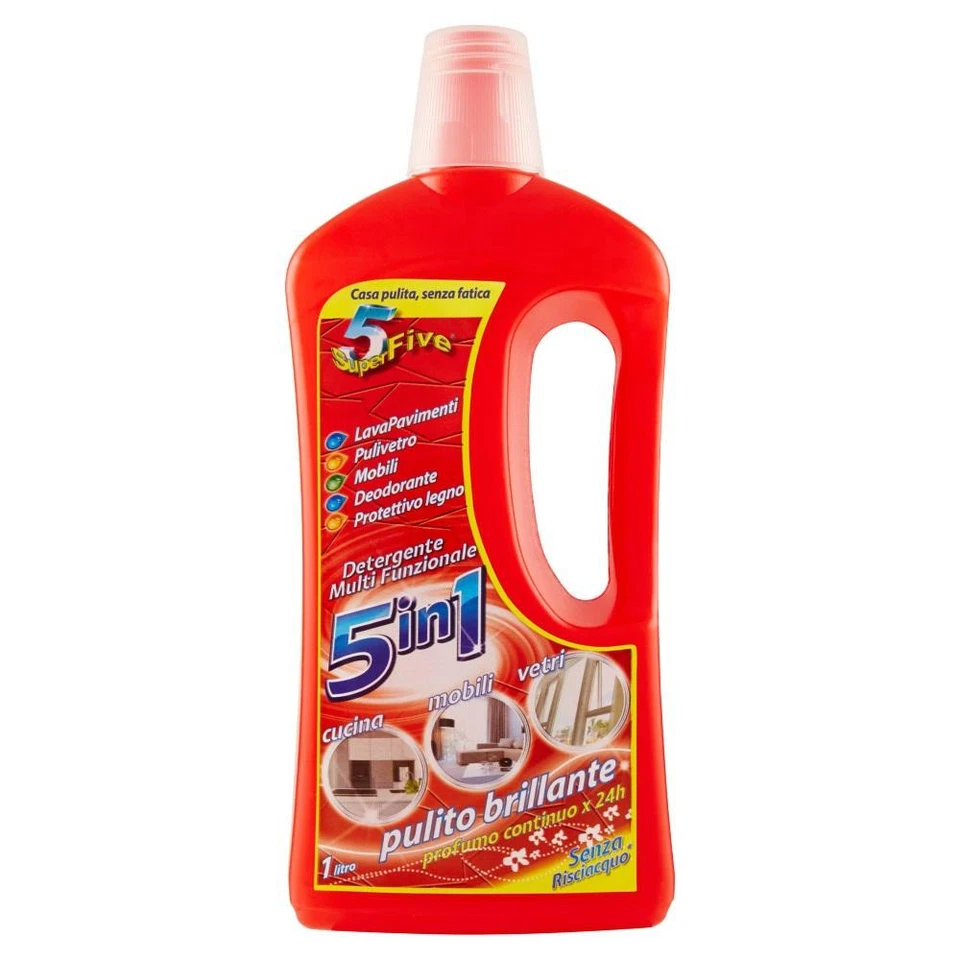SUPERFIVE DETERSIVO MULTIUSO 1LT 5IN1 MULTIFUNZIONALE