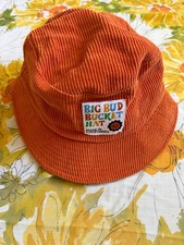 Big Bud Bucket Hat Orange Corduroy Made in USA
