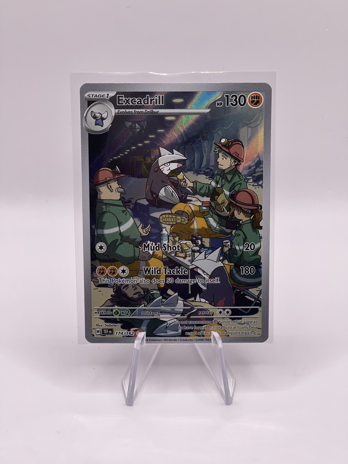 Excadrill 174/162 Pokemon SV05: Temporal Forces Illustration Rare NM