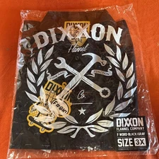 Dixxon Flannel Company F Word Shirt Black/Gray 3XL Brand New See Pics!!