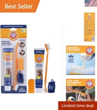 Dog Tartar Control Kit with Natural Ingredients - For All Breeds