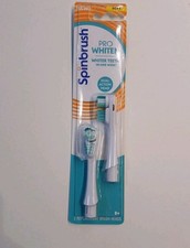 Spinbrush Pro Whiten Dual Action Replacement Brush Heads - SOFT - 2 HEADS