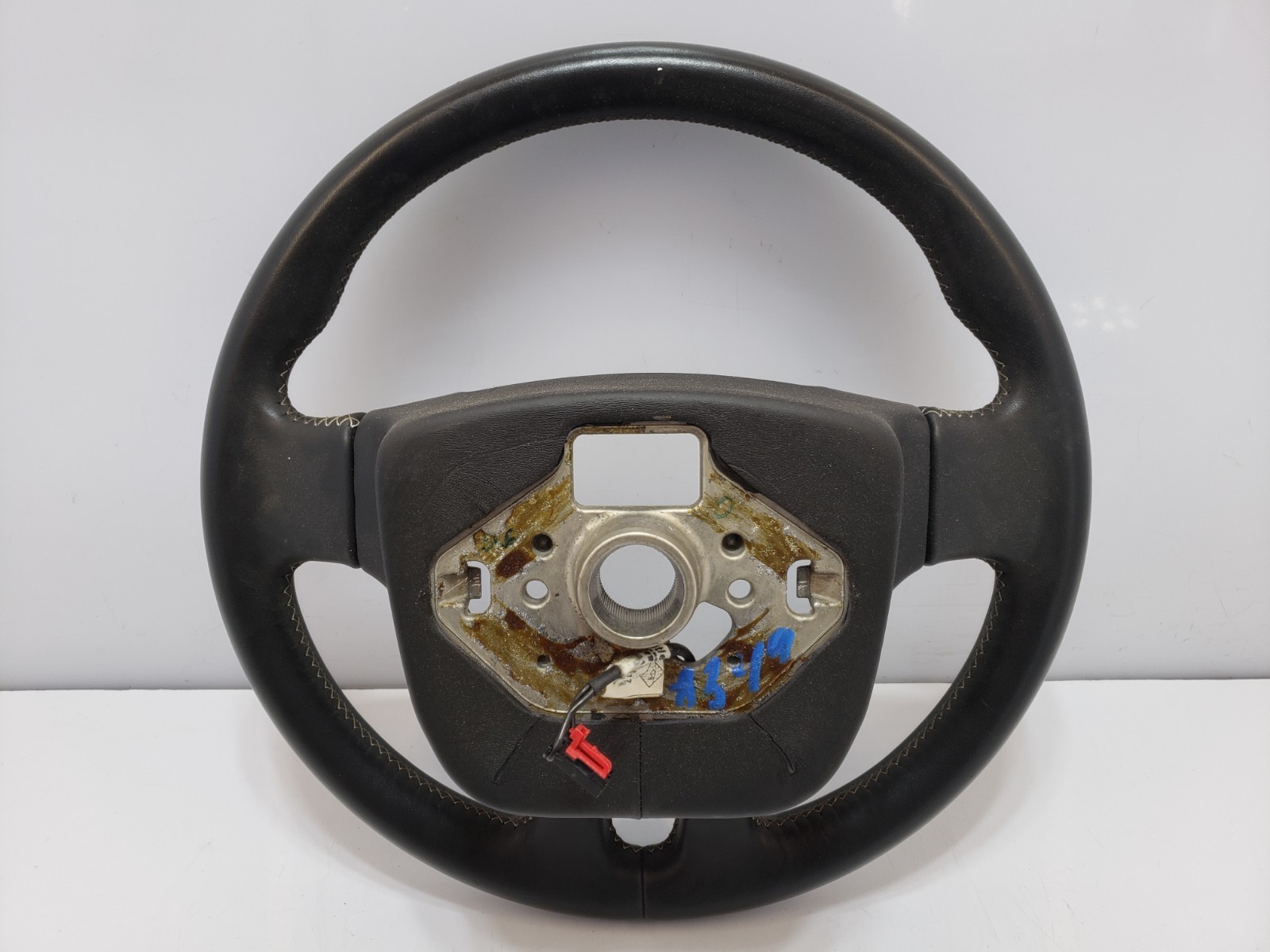 ✅ 12-18 OEM Bentley Continental GT GTC Steering Wheel Leather Black W/ Switch