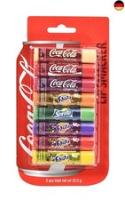 Lip Smacker Coca Cola Party Pack, Set mit 8 Lippenbalsamen mit Originalen