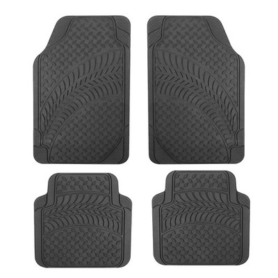 Streetwize Fußmatten Set Reifenprofil Gummi Antirutsch 4er Set Wohnwagen - SWCM145