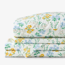The Company Store Isadora Classic Cool Cotton Percale Bed Sheet Set