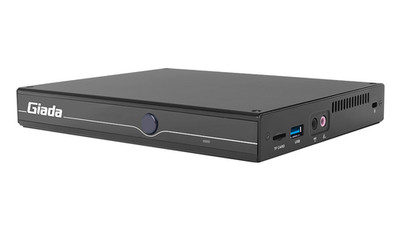 Giada F110D Lüfterloser Industrie Mini PC - Intel Celeron J1900, 4GB RAM, 128GB SSD