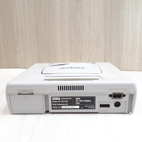 Sega Saturn Console Bundle w/ 2 Controllers 8 Games Tested Japan White HST-3220