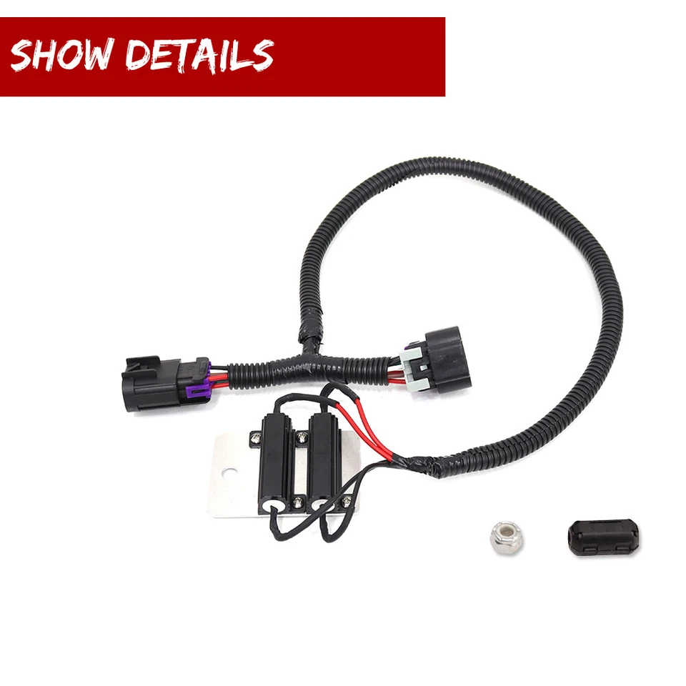 Arnés decodificador de resistencia Hyper Flash luces traseras LED Hyperflash para Corvette C6 Foto 2 de 4