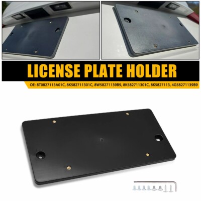 Rear License Plate Mount Frame Holder Bumper Bracket for AUDI Q5 A4 A5 A6 Q7 EH