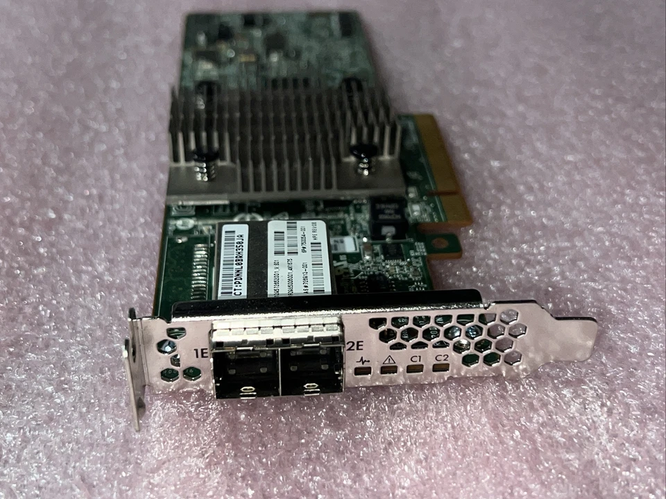 HP 726913-001 750054 H241 12Gbps DUAL PORT EXT SAS PCIe HOST BUS ADAPTER LP - Image 4 of 4