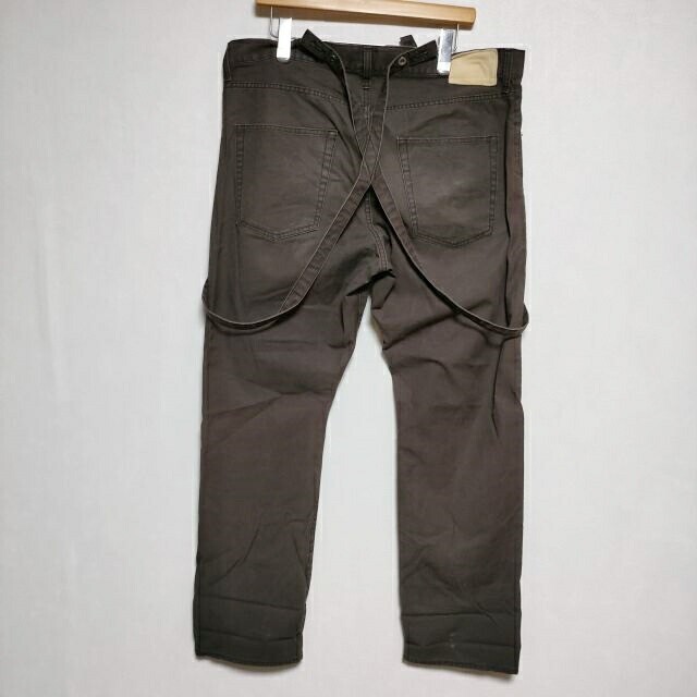 visvim  FLUXUS 15 CHINO パンツ　ブラック VISVIM FLUXUS 15 CHINO FIL EXCLUSIVE Suspenders Chino pants