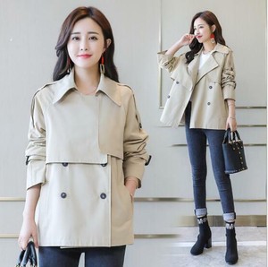 ladies short trench coat