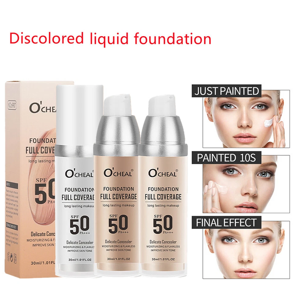 Neue Farbwechsel-Foundation Für Reife Haut Terminaten-Foundation Flüssig-  | - Bild 3 von 4