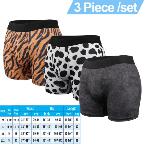 Men's Underwear Boxer Briefs Bamboo Viscose Trunks Soft Comfortable Multipack US - Picture 23 of 28