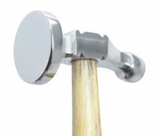 1-1/4" Flat Face German-Style Chasing Hammer Jewelry Making Metal Flatten Form