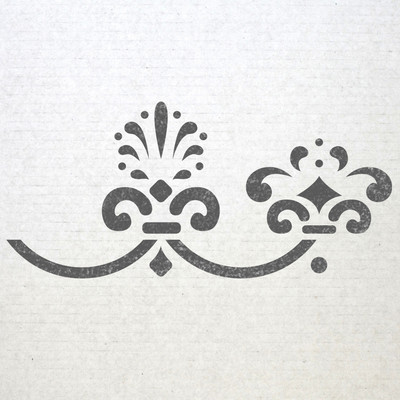 wall baroque border stencils 003 pattern reusable template for diy wall decor ebay
