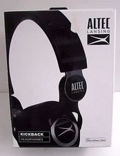 Altec Lansing Headphones MZX756-BLK KickBack Black NEW