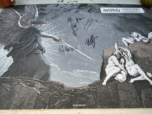 Mono Rare Ltd 20year Anniversary UK 2019 signed Autogramm Poster BORIS MELVINS - Bild 3 von 6