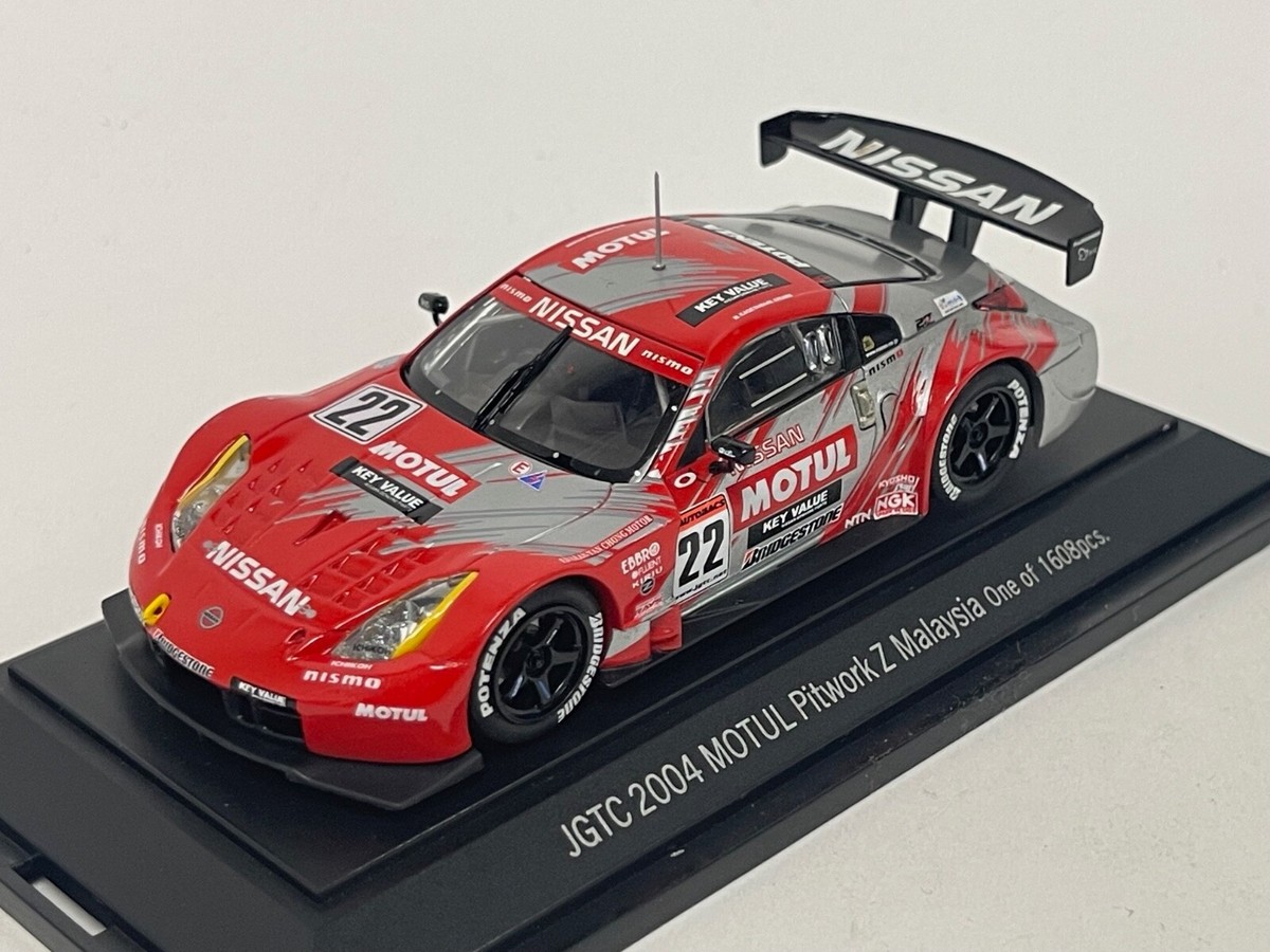 1/43 Ebbro Motul Nismo Nissan Z JGTC 2004 Malaysia Race#22