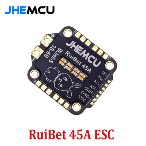 JHEMCU RuiBet 45A/55A BLHELI_S Dshot600 3-6S Brushless 4in1 ESC for RC FPV Drone - Picture 9 of 10