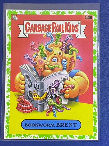 2022 Topps Garbage Pail Kids Book Worms Booger Green Parallels - You Pick! - 第 195/238 張圖片