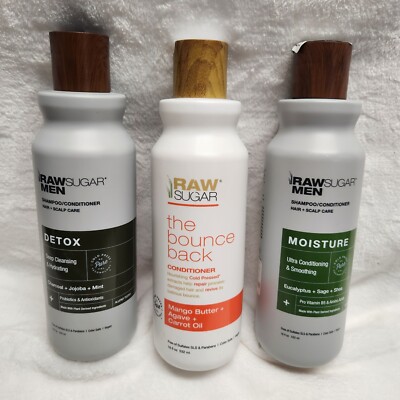 Raw Sugar Shampoo Conditioner You Pick 18 Fl Oz