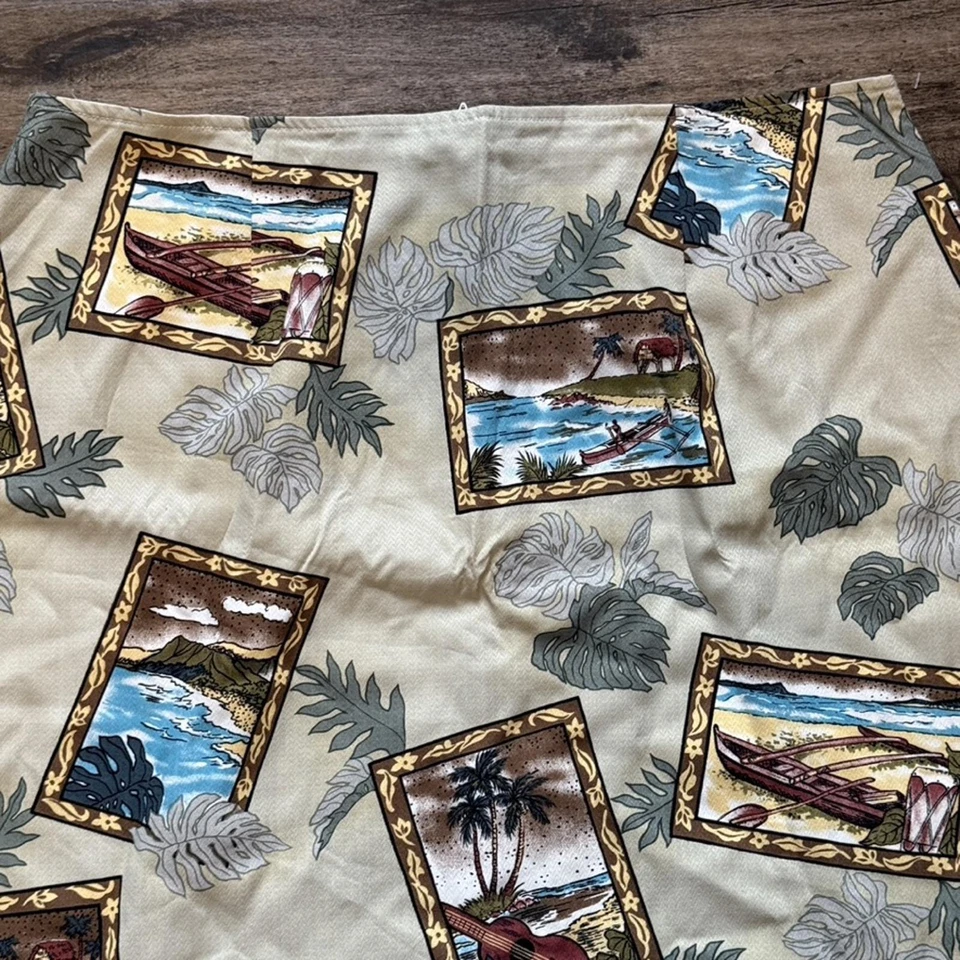 Falda midi Aloha con estampado instantáneo hawaiano vintage para mujer HILO HATTIE, múltiple, 20 Foto 3 de 4