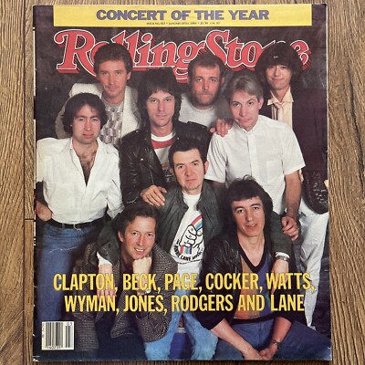 Rolling Stone Magazine - 413 - Jan 19th 1984 - Clapton, Beck, Page, Rodgers