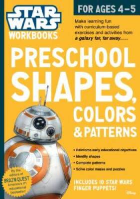 Star Wars Workbook: Preschool Shapes, Colors, and Patterns - Paperback - GOOD