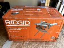 RIDGID R4518 Professional 10" Table Saw With Folding Stand NEW - OPEN BOX