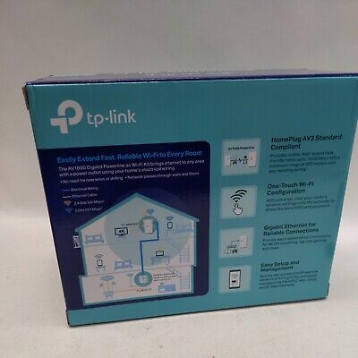 Kit Powerline TP-Link TL-WPA7517 AV1000 Gigabit AC Wi-Fi