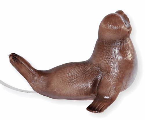 Decoración Animal Figura Foca Escultura de Agua (Sin Bomba ) de Plástico H 30 CM - Imagen 5 de 5