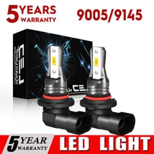 Pair CSP LED Fog Light Kit 9045 6500K Bright White for Chevy Colorado 2004-2012