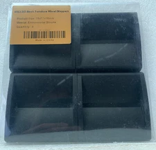 WELLGO Black Furniture Wheel Stoppers Silicone Casters