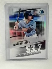 Niko Hulsizer 2020 Bowman Chrome Baseball - Stat Tracker - Tampa Bay Rays