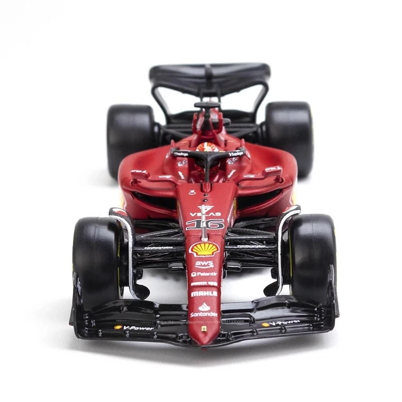Bburago 1:43 2022 F1 Scuderia Ferrari F1-75 Charles Leclerc #16 Modellino - Immagine 4 di 4