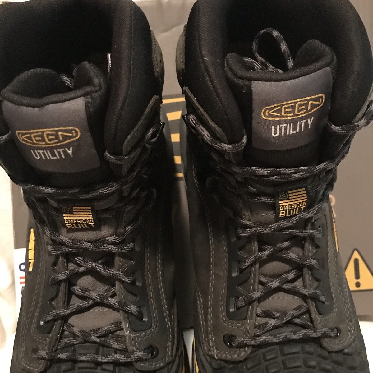 KEEN Utility Men's Size 8 M Troy 6” KBF Carbon Toe WP Work