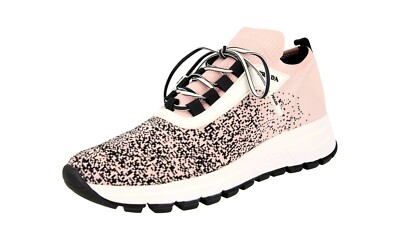 AUTH LUXURY PRADA SNEAKERS SHOES 1E246L ROSE NEW | eBay