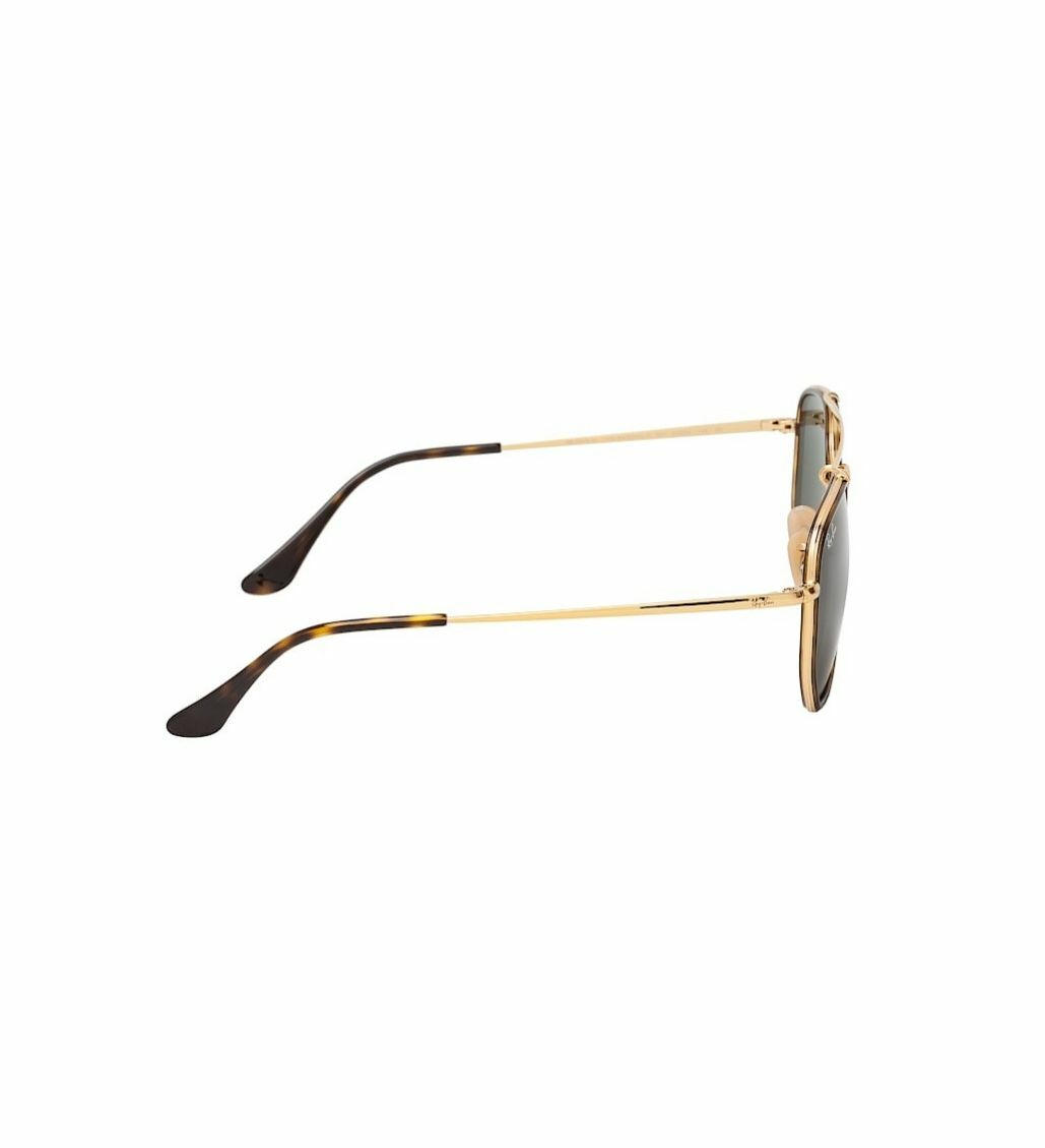 Ray-Ban Marshall II - Gold Frame Sunglasses with Tortoise Detail Ray-Ban Marshal II RB3648 52MM Geometric Sunglasses Gold  main image 3