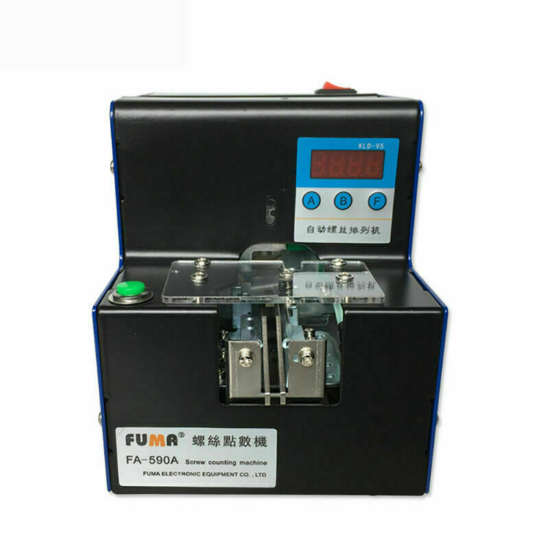 AC 220V Automatic Screw Counter Screw Counting Machine FA-590A 1-5MM Adjustable