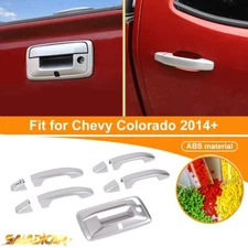 Side Door Handle Covers Tailgate Decor Trim For Chevy Colorado GMC Canyon 14-22