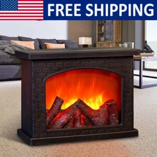 Fireplace Lanterns Decorative Small Fake Fireplace Flame Effect LED Fire Lamp US