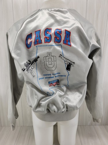 Vintage Stain Jacket Central Alabama Sport Shooters Association Size Large