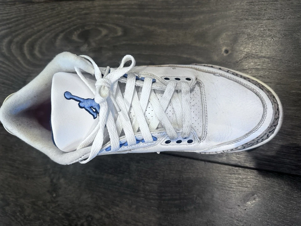 Jordan 3 Retro Mid UNC Size 10 No Box - Image 3 of 4