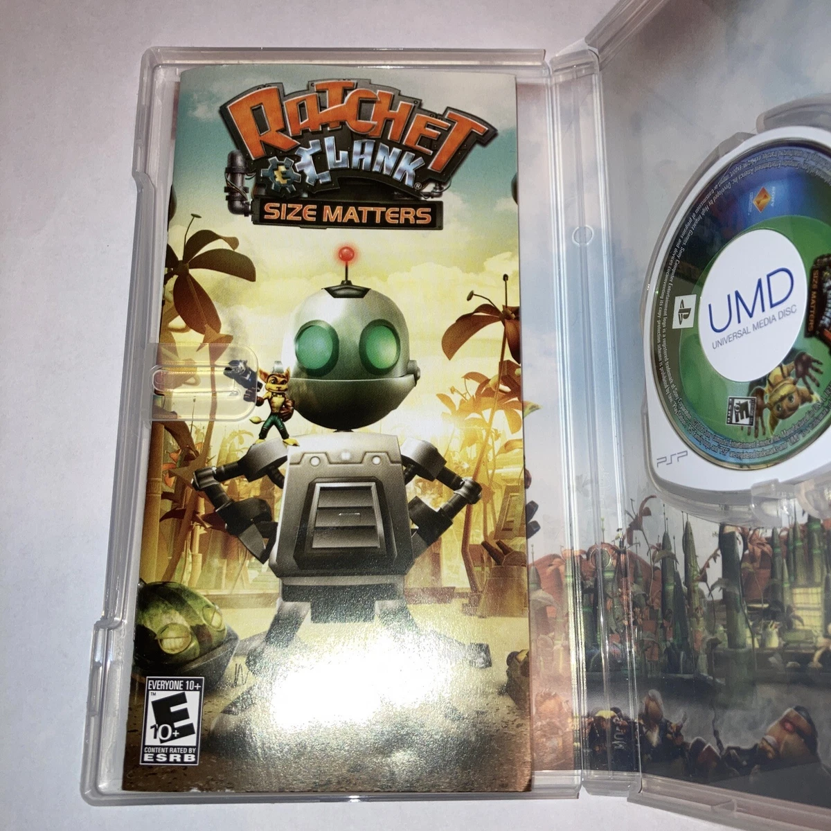 Ratchet & Clank: Size Matters (Sony PSP Playstation 2007) AUTHENTIC &  COMPLETE!! 711719863328