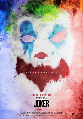 JOKER POSTER JOAQUIN PHOENIX ROBERT DE NIRO TODD PHILIPS ARTHUR FLECK