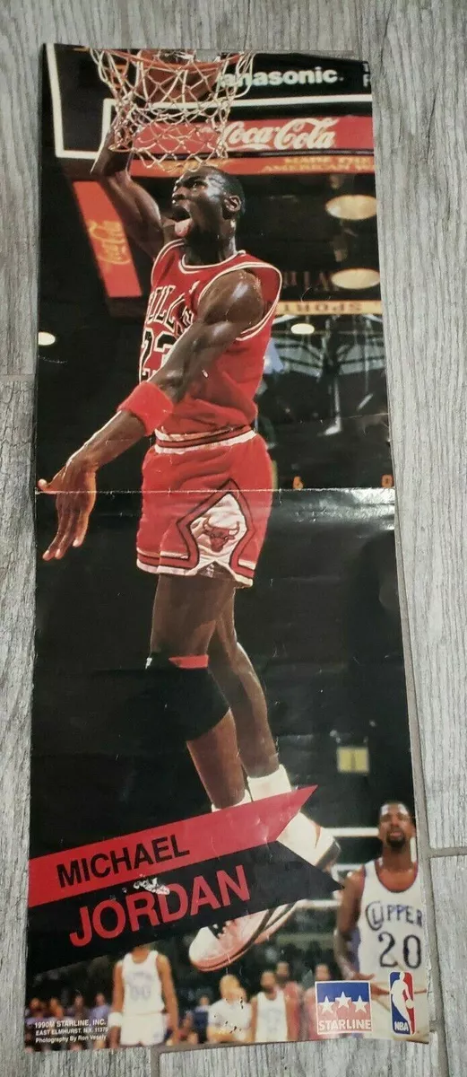 Michael Jordan 1990 Original Star Line Poster Rare eBay