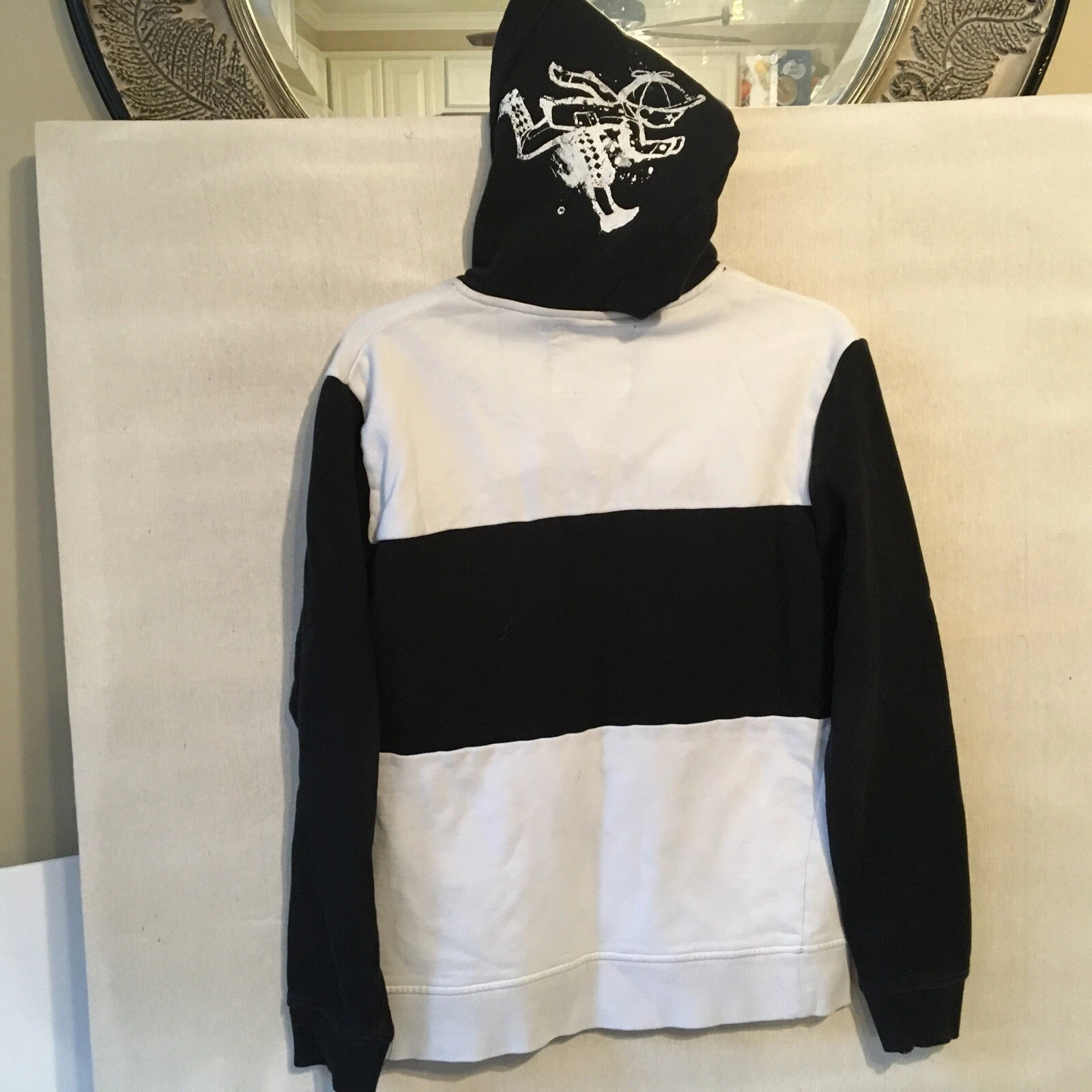 play clothes est. 1977 our gang men’s sweatshirt Y2K sz M black/white - product detail image 5
